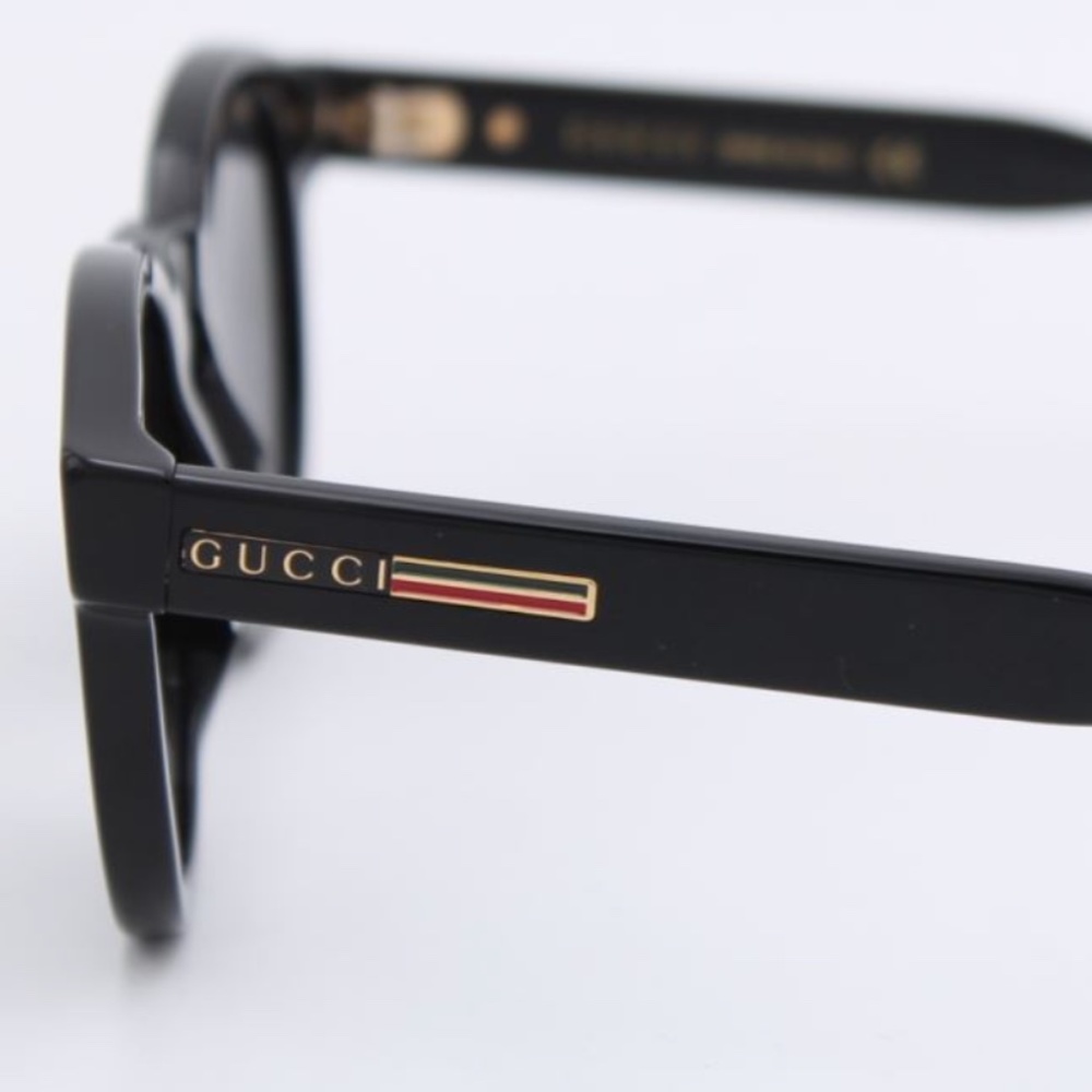 NWT GUCCI GG0825S - 001 Black Round Sunglasses - Picture 5 of 8